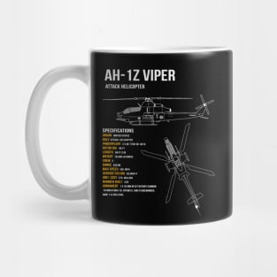 AH-1Z Viper Helicopter Mug